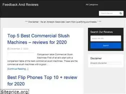 Sites similar to feedbackandreviews.com