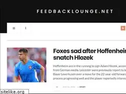 Sites similar to feedbacklounge.net