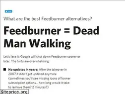 Sites similar to feedburner-alternatives.com
