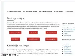 Sites similar to feestdagen-liedjes.nl