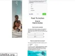 Sites similar to feet-to-inches.appspot.com