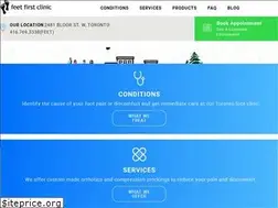 Sites similar to feetfirstclinic.com