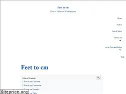 Sites similar to feettocm.com
