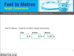 Sites similar to feettometres.com