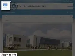 Sites similar to fef.kirklareli.edu.tr