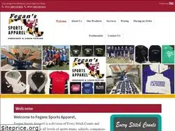 Sites similar to feganssportsapparel.com