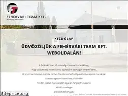 Sites similar to fehervariteam.hu