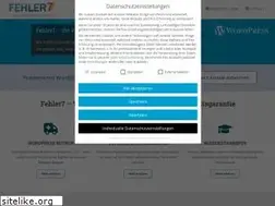 Sites similar to fehler7.de