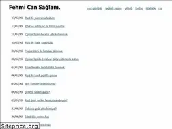 Sites similar to fehmicansaglam.net