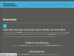 Sites similar to feiertage-ferien-kalender.de