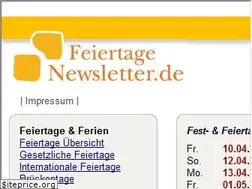 Sites similar to feiertage-newsletter.de