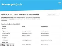 Sites similar to feiertageinfo.de