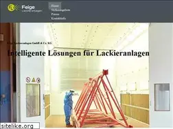 Sites similar to feige-lackieranlagen.de