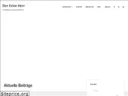 Sites similar to feineherr.de