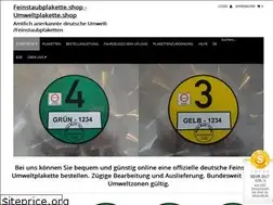 Sites similar to feinstaubplakette.shop