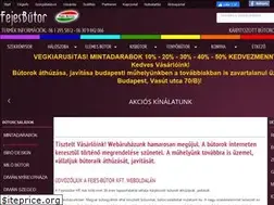 Sites similar to fejesbutor.hu