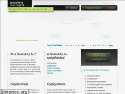 Sites similar to feketelista.hu