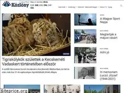 Sites similar to felegyhazikozlony.eu