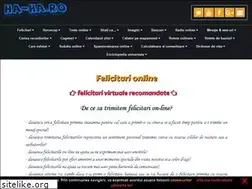 Sites similar to felicitari.ha-ha.ro