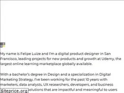 Sites similar to felipeluize.com