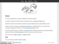 Sites similar to felixge.de