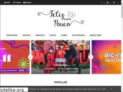 Sites similar to felizcompouco.com.br