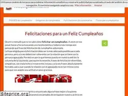 Sites similar to felizcumpleanosfeliz.com