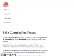 Sites similar to felizcumpleanosfrases.com