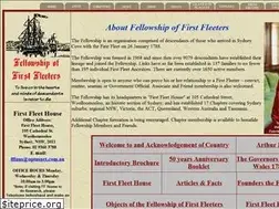 Sites similar to fellowshipfirstfleeters.org.au