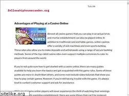 Sites similar to fellowshiphousecamden.org