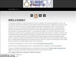 Sites similar to fellowshipofthemartyrs.com