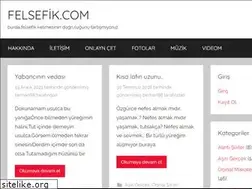 Sites similar to felsefik.com