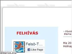 Sites similar to felsotisza.hu
