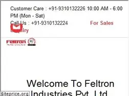 Sites similar to feltron.in