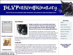 Sites similar to felvpositivefelines.org