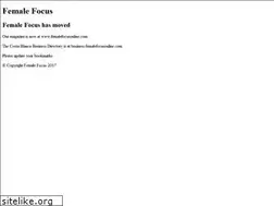 Sites similar to female-focus.com