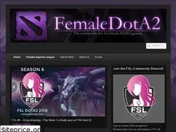 Sites similar to femaledota2.com