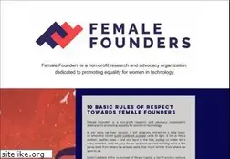 Sites similar to femalefounders.com