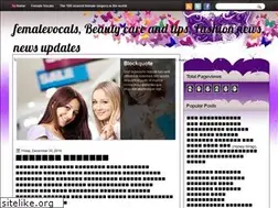 Sites similar to femalevocals.blogspot.com