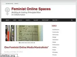 Sites similar to feministonlinespaces.com