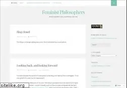 Sites similar to feministphilosophers.wordpress.com