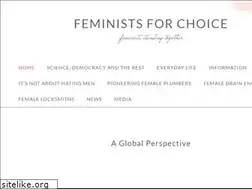 Sites similar to feministsforchoice.com