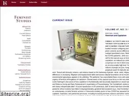 Sites similar to feministstudies.org