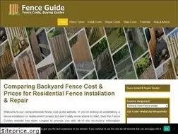 Sites similar to fenceguides.com