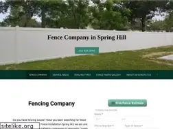 Sites similar to fenceinstallationspringhill.com