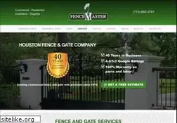 Sites similar to fencemasterhouston.com