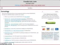 Sites similar to fenderson.com