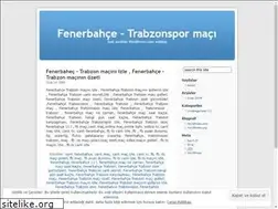 Sites similar to fenerbahcetrabzonmaci.wordpress.com