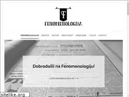Sites similar to fenomenologija.rs