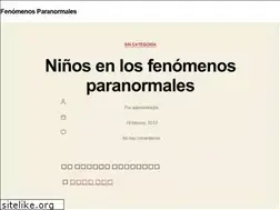 Sites similar to fenomenosparanormales.com